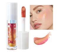 Blush Liquid - Blush Long Liquid Mantenerse altamente pigmentado | Fard Make -Up con acabado natural | un acabado de efecto húmedo delicado, vida larga, hidratación y luz para la cara