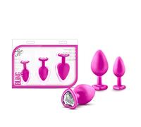 Blush Luxe Bling Anal Plug Kit Pink 7,1/10,9/13,2 cm