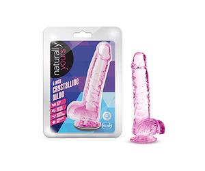 Blush Naturally Yours Crystalline Consolador Rose Pink 15 cm