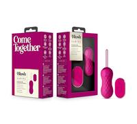 Blush Novelties Carina - Huevo vibrador giratorio y vibratorio de 7 modos - Control remoto inalámbrico - Recargable - para estimulación interna y del clítoris - Terciopelo