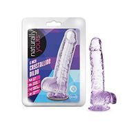 Blush Naturally Yours Crystalline Consolador Amethyst Purple 15 cm