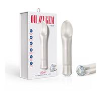 Blush Novelties Oh My Gem - Bold - Vibrador de punto G de silicona Puria de 6,25" - 5 velocidades y 5 modos de vibración únicos con función de calentamiento - IPX7 resistente al agua - Diamante