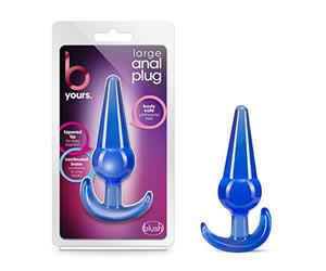Blush Novelties Plugs KOREK ANALNY B YOURS LARGE ANAL PLUG BLUE
