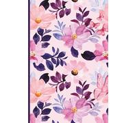 Blush Petals A Pretty Floral Hardcover Notebook: Cute ruled lined small hard cover 5.5x8.5" journal, notepad, diary, memo, girls, students, traveller, ... supplies, note taking for office, desk, home