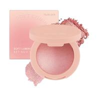 Blush Powder,Pink Powder Blush Face Makeup - Highly Pigmented Shimmer Cosmetics, Long-Lasting Buildable Beauty Products for Women Girls Travel Wedding Party