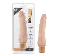 Blush Realistas Vibrador carne 21.5cm - 4 cm x 2 pulgadas de PVC AA 8 vibrador