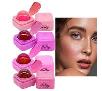 Blush Stick Look Enhancer | -Use Cream Blush Stick | 4 Colors Makeup Jelly, Long Wearing Moisturizing Instant Color Lipstick for Wife Mom Daughter