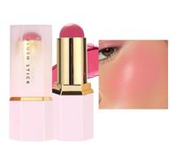 Blush Stick Tint, Hydrating Waterproof Highlighter, Long-Lasting Face Color, Natural Smooth Formula, for All Skin Types, Perfect for Cheekbones and Brow Bone Highlights