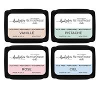 Blushing Macarons BetterPress Ink Mini Set y Reinkers Bundle de Frank Garcia