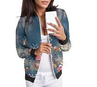 Blusones Mujer Ofertas Chaquetón Mujer Paño Blazer Vaquero Mujer Cazadora Piel con Borrego Mujer Chaqueta Vaquera Manga Corta Gabardina Primavera Mujer Regalo Gracioso Mujer