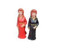 BLUSUPERSHOP 1 figura artista Ornella Vanoni 15 cm aprox terracota VIP POLÍTICOS FUTADORES por maestros artesanos San Gregorio Armenio Belén San G. ARMENO FERR