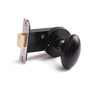 BLUTDPSXY Pomo de puerta de un solo lado con moldura - Pomo de privacidad for puertas interiores de dormitorios y baños(ModelC)