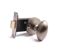 BLUTDPSXY Pomo de puerta de un solo lado con moldura - Pomo de privacidad for puertas interiores de dormitorios y baños(ModelD)