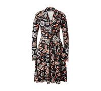 Blutsgeschwister Vestido 'La Vie Est Belle En Hiver' naranja / negro / blanco 42 naranja / negro / blanco