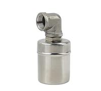 BLUVLY Válvula De Flotador De Acero Inoxidable 304, Válvula De Bola Flotante Automática De 1/2" 3/4" 1" Válvula De Control De Nivel De Agua, Entrada Lateral del Regulador Automático (Size : 1 Inch)