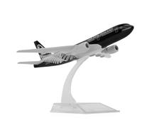 BluWinds 1/400 New Zealand777 - Modelo de avión negro fundido a presión, modelo de aleación de metal para colección y exhibición