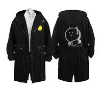 Bluxir Assassinati-on Classro-om Gabardina para Hombre, Chaqueta Cortavientos, Otoño e Invierno Chaqueta de Entretiempo, classic(Black 6,2XL)