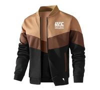 Bluxir Chaqueta de primavera hombre Para U.FC, Ligera, cómoda y de gran calidad, adecuada para senderismo, deporte y actividades al aire libre, Tejido(Brown,S)