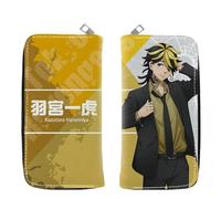 Bluxir para Tokyo Reven-gers Cartera Tarjetero de Dibujos, Carteras de Doble Pliegue Delgada, Billeteras de Piel Versátil Multiusos, Accesorios Viaje, Billetera(A5)