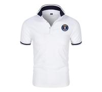 Bluxir Polos hombre Classic Swedish Car Enthusiast, Slim Fit Camiseta Deporte Golf Poloshirt, Ideal para deportes, golf y ropa informal, Delgado(White,XXL)
