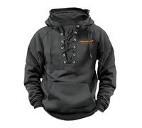 Bluxir Sudadera capucha hombre Para M.c läre-ñ, Mis.to algodón suave, Para escuela, universidad y uso diario, Larga(Grey,S)