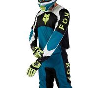 FOX 180 Nitro Maillot de motocross, azul, tamaño L para Hombres
