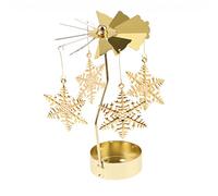 BLWOTMOR Candelabro, Portavelas para Velas Pequeñas, Decoración de Bodas, Soporte, Copo de Nieve, Individual