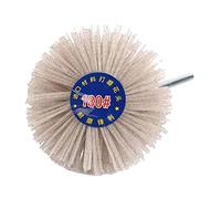 BLWOTMOR Cepillo de Pulido con Rueda de Nailon, Cabezal Abrasivo, Cepillo de Alambre para Eliminar óxido Y Pintura, Material de Nailon Resistente, Diseñado Par, grano 180