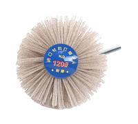 BLWOTMOR Cepillo de Pulido con Rueda de Nailon, Cabezal Abrasivo, Cepillo de Alambre para Eliminar óxido Y Pintura, Material de Nailon Resistente, Diseñado Par, grano 120