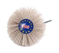 BLWOTMOR Cepillo de Pulido con Rueda de Nailon, Cabezal Abrasivo, Cepillo de Alambre para Eliminar óxido Y Pintura, Material de Nailon Resistente, Diseñado Par, grano 240