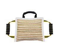 BLWOTMOR Cojín de para Mordeduras de Perro: Protección con Asa Resistente. Diseñado para Entrenamiento, Desarrollo del Comportamiento, Jueg, Blanco