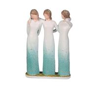 BLWOTMOR Figura decorativa de hermana para regalo para compañeras cercanas, escultura de mesa para exhibición, 3 hermanas
