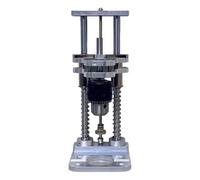 BLWOTMOR Guía Vertical de Taladro Accesorio Portátil Soporte Taladro Estructura Robusta Instalación Sencilla Aluminio Aleación Precisión Estabilidad Adecuado