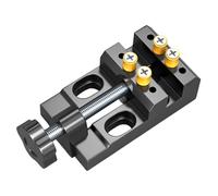 BLWOTMOR Mini Taladro de, Mini Abrazadera Plana, Tornillo de Banco de Mesa, Fácil de Instalar, Abrazadera para Reparación de Relojes, Bricolaje Y Escul, Mini Tornillo de Banco