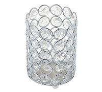 BLWOTMOR Portavelas Hueco de Cristal para Celebraciones de Bodas, Candelabros, Decoración del Hogar, Adornos, # 4, Individual