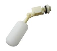 BLWOTMOR Válvula Flotante para Estanque Automático Válvula Esférica 1/2 Pulgada Brazo Ajustable con Filtro Anexo Adecuada para Fuentes del Hogar Abrevaderos y, Estilo un