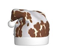 BLWSLC 5c762f1816e2df05ad7ebf5f2c76df1 Sombreros de Papá Noel impresos, sombreros decorativos, adecuados para sombreros de fiesta de Navidad y Año Nuevo, actuaciones escénicas