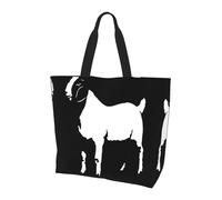 BLWSLC Boer Goat - Bolso de viaje de gran capacidad con estampado de cabra para mujer, bolsa de hombro adecuada para viajes y gimnasio, Boer Goat, Talla única