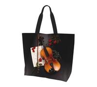 BLWSLC Boer Goat - Bolso de viaje de gran capacidad con estampado de cabra para mujer, bolsa de hombro adecuada para viajes y gimnasio, Partituras para violín, Talla única