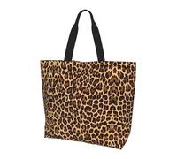 BLWSLC Bolsa de hombro con estampado floral amarillo de gnomo, bolsa de viaje para compras diarias, playa y fitness, Leopardo guepardo genial, Talla única