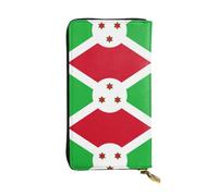 BLWSLC Bolso de mano largo con estampado de bandera de Burundi adecuado para excursiones, viajes, senderismo