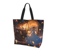 BLWSLC Brown Bear Pounce - Bolso de mano para mujer, gran capacidad, ideal para ir de compras, trabajo, viajes y gimnasio, CINDERELLA, One Size