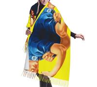 BLWSLC Bufanda clásica de cachemira sintética con estampado «We Can Do It», ideal para bodas y banquetes