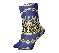 BLWSLC Calcetines de fantasía con diseño de tiara, calcetines deportivos e informales para correr, adecuados para el hogar o actividades al aire libre