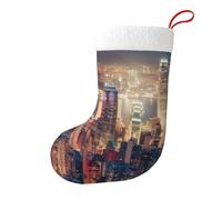 BLWSLC Calcetines decorativos de Navidad de Hong Kong, adecuados para decoración festiva de fiesta de Navidad del hogar