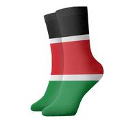 BLWSLC Calcetines estampados de la bandera de Sudán del Sur, calcetines deportivos e informales para correr, adecuados para el hogar o actividades al aire libre
