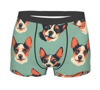 BLWSLC Calzoncillos tipo bóxer con estampado de avatares de animales para