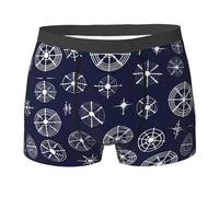 BLWSLC Calzoncillos tipo bóxer con estampado de tótem de armas biológicas para hombre, suaves y elásticos, perfectos para el hogar, uso casual y deportes, Negro, L