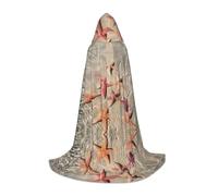 BLWSLC Capa con capucha con estampado de estrella de mar del océano, con capucha ancha, con lazo frontal, perfecta para adolescentes y fiestas familiares, 3 tallas L disponibles