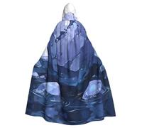 BLWSLC Capa con capucha estampada para adultos The Pressure of the Stone para fiestas de Halloween, adecuada para fiestas festivas y actuaciones escénicas